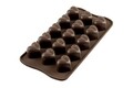 Forma de copt din silicon Mon Amour, Silikomart Easy Choco, 15 forme, 3 x 2.2 cm