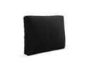 Perna decorativa, Camden, Cosmopolitan Design, 40x60x11 cm, catifea, negru