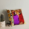 Perna, A11962, 43x43 cm, 50% bumbac / 50% poliester, Multicolor