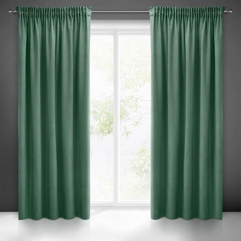 Draperie Eurofirany, Sibel, 140x270 cm, catifea, verde menta