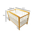 Patut pentru copii Baby Nest, Massive Design, İdivuoma, 160x80x60 cm, Stejar