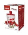 Recipient cu capac Red Poppy, Banquet, 600 ml, ceramica