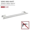 Suport pentru prosoape Orea, Wenko, 60x12x4.5 cm, inox, argintiu mat