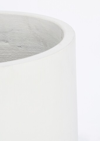 Set ghivece pentru exterior 2 piese Hoian, Bizzotto, Ø40 x 60 cm, fibra de ciment si argila, alb