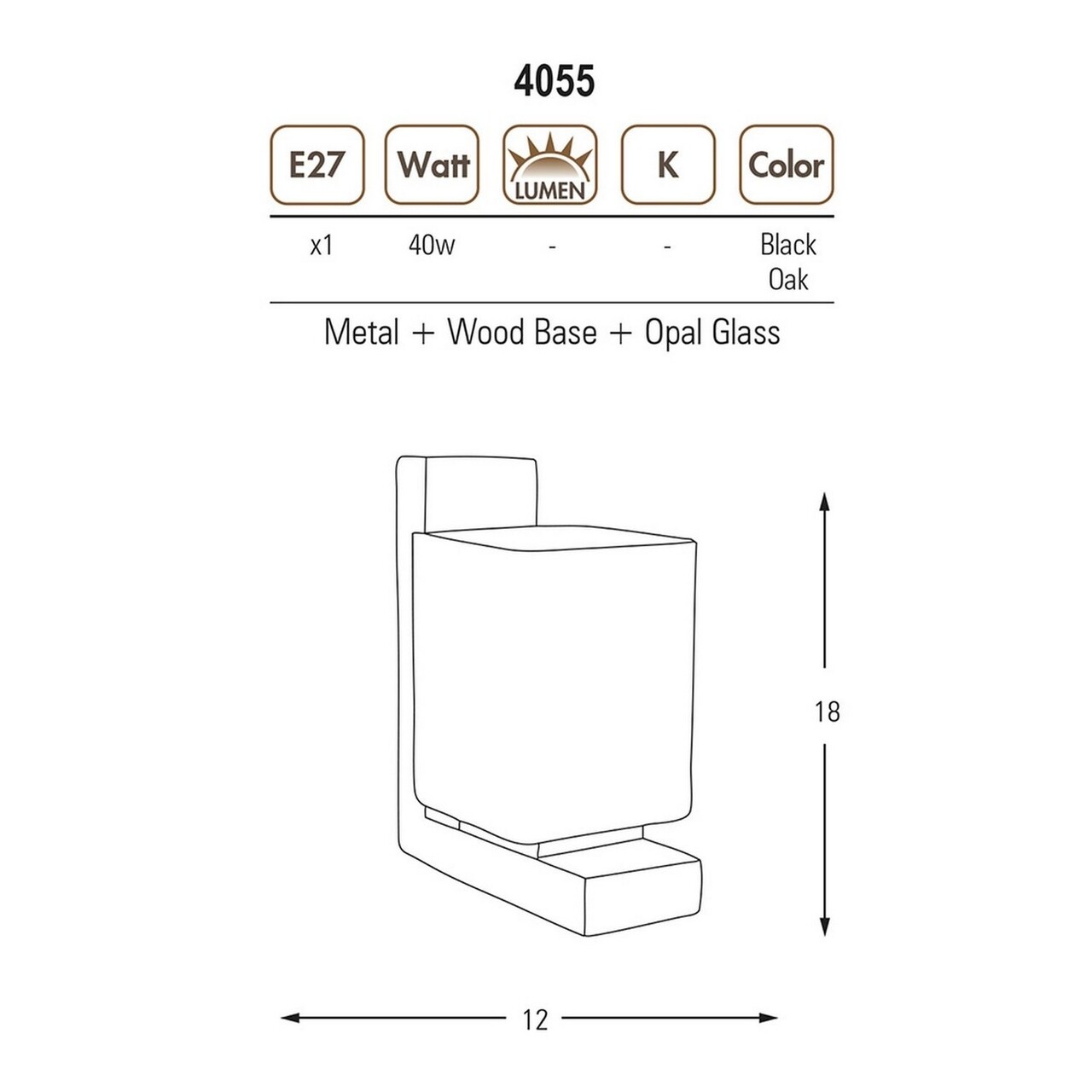 Aplica De Perete Dora, Maison In Design, 1 X E27, 40W, Natural/alb