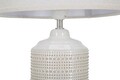 Lampa de masa, Point Light, Mauro Ferretti, 1 x E27, 40W, Ø28 x 47 cm, ceramica/fier/textil, crem