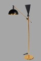 Lampadar, Stala, 846STL3629, Metal, Auriu