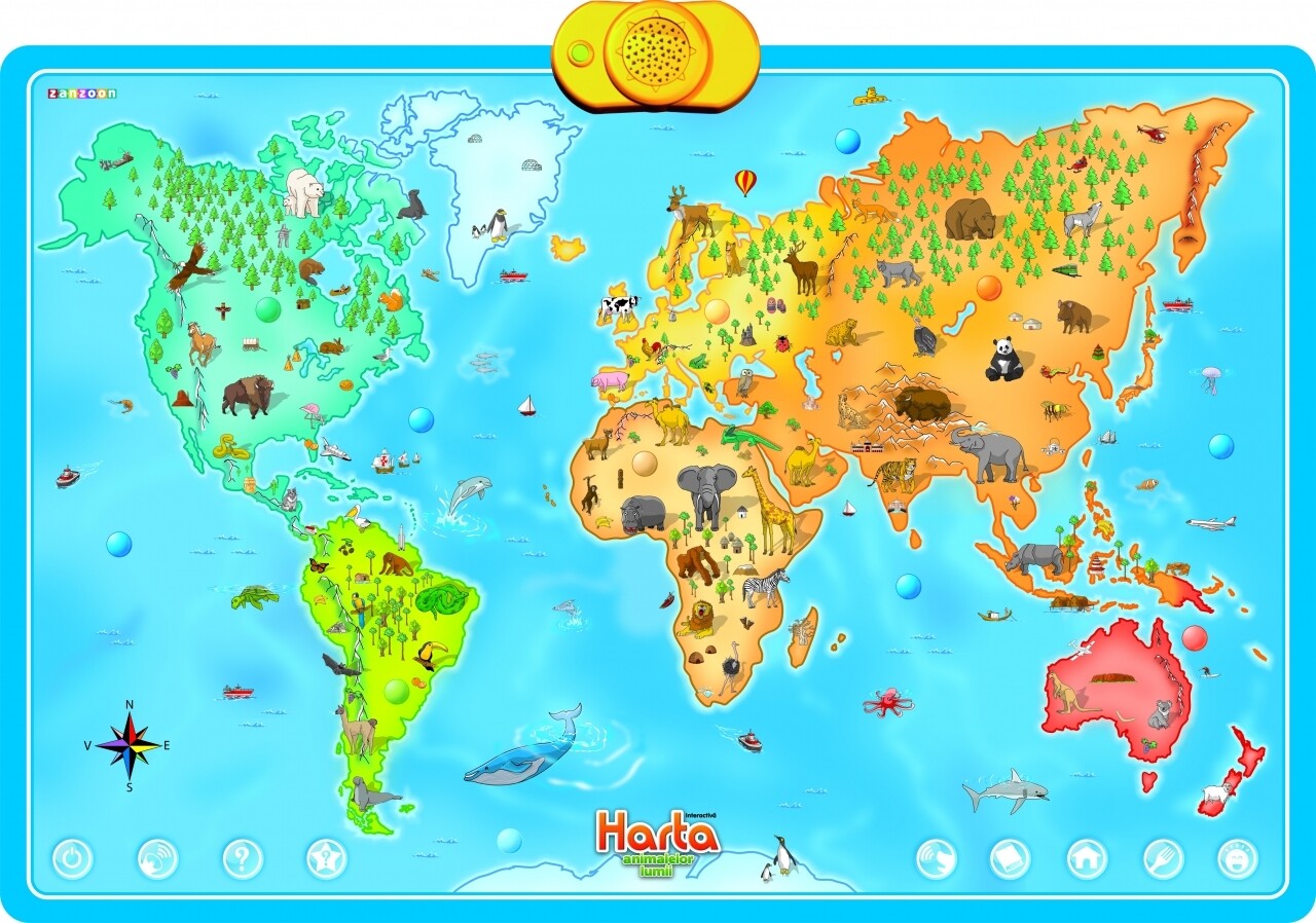 harta interactiva a lumii momki cu animale Harta interactiva cu animale