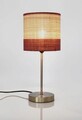 Lampa de masa Aylen, Bizzotto, 16.5x41 cm, 1 x E14, otel/in, natural/teracota