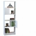 Biblioteca Wooden Art, Amitola White, 58.3x170x27 cm