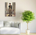 Tablou decorativ, DC098, Canvas, 30 x 40 cm, Multicolor