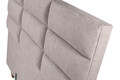 Pat matrimonial, Stockholm, Harmony E, 160x200 cm, saltea tip Pocket, topper memory, Taupe