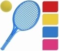 Set 2 rachete de tenis si minge, 54 cm, Heinner, Multicolor