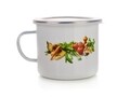 Cana emailata cu capac Vegetables, Banquet, 900 ml