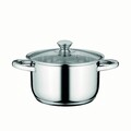 Se vase pentru gatit 6 piese BergHOFF, Essentials Gourmet, inox/sticla