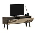 Comoda TV, Olivia, Toronto, 120x45.2x29.6 cm, PAL, Nuc / Stejar Safir