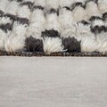 Covor Sabri Berber Rug Monochrome, Flair Rugs, 160x230 cm, poliester, alb/negru