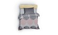 Lenjerie de pat pentru o persoana (FR), Leron - Grey, Cotton Box, Bumbac Ranforce