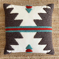 Perna, Gordion Punch Pillow With İnsert, 43x43 cm, Material: 20% in, 80% poliester, Roșu / Gri / Turcoaz