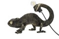 Lampa de masa, Lizard, Mauro Ferretti, 1 x E14, 25W, 37.5 x 16.5 x 22 cm, polirasina, negru/auriu