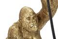 Lampa de masa, Gorilla, Mauro Ferretti, 1 x E14, 25W, 22.5 x 16 x 40 cm, polirasina, auriu