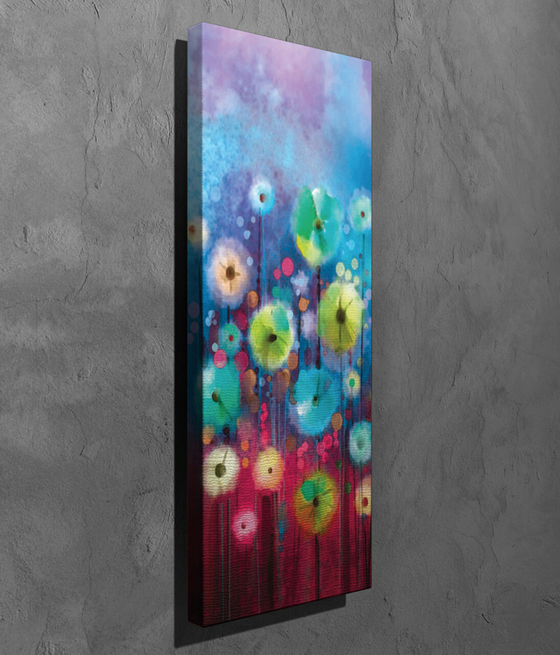 Tablou decorativ, PC248, Canvas, Lemn, Multicolor
