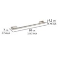 Suport pentru prosoape Orea, Wenko, 60x7x4.5 cm, inox, argintiu mat