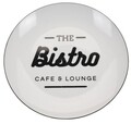 Platou Bistro, Ø26 cm, portelan, alb