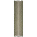 Covor cu 2 fete Jute Ombre Green, Flair Rugs, 60x230 cm, iuta/lana, verde