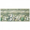 Covor rezistent Webtappeti Orchidea 58 x 240 cm, verde/alb