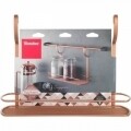 Polita depozitare condimente City Copper, Metaltex, 9 x 26 x 35 cm, inox/invelis Polytherm, cupru