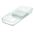 Organizator de cutite pentru sertar Crisp, iDesign, 41.5x16x5 cm