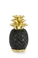 Decoratiune Surabaya Ananas, Bizzotto, Ø 17 x 30 cm, polirasina, negru