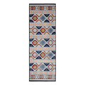 Covor de exterior Aster Outdoor Navy, Flair Rugs, 80x230 cm, polipropilena, bleumarin