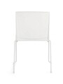 Scaun Giulia, Bizzotto, 43.5x50x79 cm, plastic/poliester/otel, alb