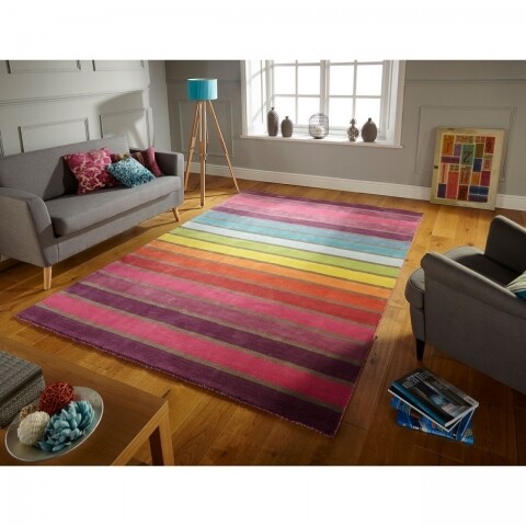 Covor Candy Multi, Flair Rugs, 80x150 cm, lana, multicolor