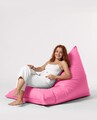 Fotoliu puf, Bean Bag Ferndale, Pyramid Bed, 145 cm, poliester impermeabil, roz