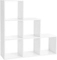 Corp biblioteca Step Shelf, Vasagle, 97.5 x 29 x 97.5 cm, PAL, alb