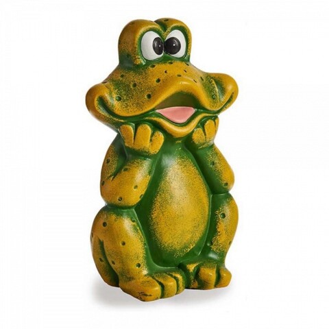 Decoratiune Frog, Ibergarden, 18x14x30 cm, ceramica, multicolor