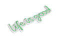 Decoratiune luminoasa LED, Life Is Good, Benzi flexibile de neon, DC 12 V, Verde