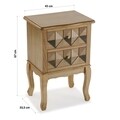 Noptiera cu 2 serare Elva, Versa, 45x33.5x67 cm, lemn de brad/MDF