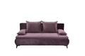 Canapea extensibila, Zoe Lux 3D, Salvador Brego 93, 202 x 94 x 104 cm, plum