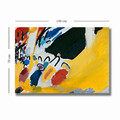 Tablou decorativ, 70100KANDINSKY012, Canvas , Lemn, Multicolor