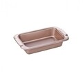 Tava de copt chec, Tescoma Delicia, 30 x 16 cm, inox, auriu