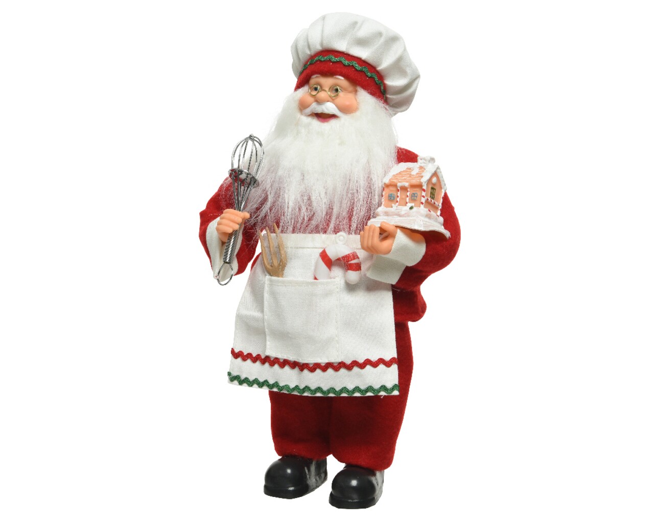 Decoratiune Santa cookeare, Decoris, 20x10x30 cm, poliester, multicolor