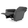 Fotoliu cu recliner manual, Adele, L.94 l.90 H.99, stofa, gri