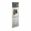 Suport pentru haine cu 4 roti, Clothing Rack, 91 x 22 x 93 cm, metal