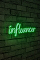 Decoratiune luminoasa LED, Influencer, Benzi flexibile de neon, DC 12 V, Verde