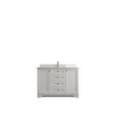 Set mobilier de baie (2 piese), Jussara, Yellowstone 48, Alb