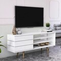 Comoda TV, Minima, Termini, 150x63.2x37 cm, Alb